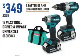 Canac 18 V LXT Drill Driver & Impact Driver Set offer