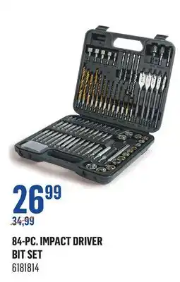 Canac 84-Pc. Impact Driver Bit Set offer