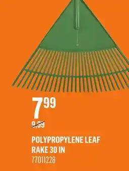 Canac Polypropylene Leaf Rake 30 in offer