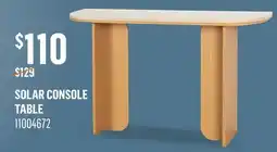 Canac SOLAR CONSOLE TABLE offer