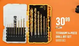 Canac Titanium 14-Piece Drill Bit Set offer