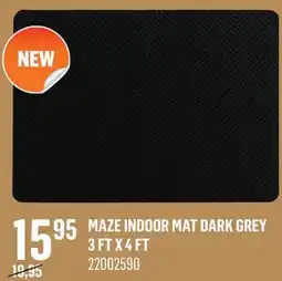 Canac Maze Indoor Mat Dark Grey offer