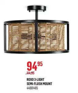 Canac Roxo 3-Light Semi-Flush Mount offer