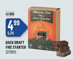 Canac Back Draft Fire Starter offer