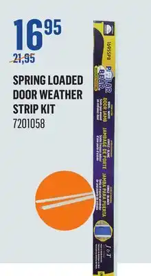 Canac Spring Loaded Door Weather Strip Kit offer