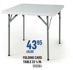 Canac Folding Card Table 331/8in offer