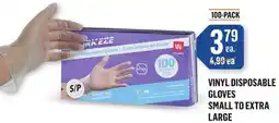 Canac Vinyl Disposable Gloves offer