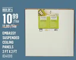 Canac Embassy Suspended Ceiling Panels 2ftx2ft offer