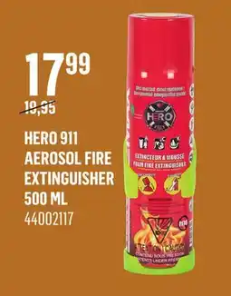 Canac HERO 911 AEROSOL FIRE EXTINGUISHER 500ML offer