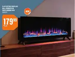 Canac Flat Electric Fireplace Wall-Mounted or Freestanding 50 in offer