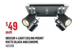 Canac Obscur 4-Light Ceiling Mount offer