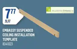 Canac EMBASSY SUSPENDED CEILING INSTALLATION TEMPLATE offer