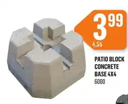 Canac Patio Block Concrete Base 4x4 offer
