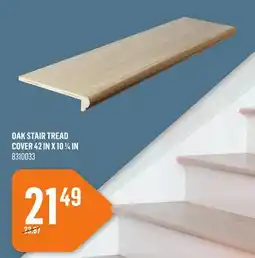 Canac Oak Stair Tread Cover 42 in x 101/4in offer