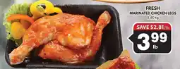 Colemans Fresh marinated chicken legs offer