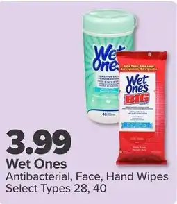 PharmaChoice Wet Ones Antibacterial, Face, Hand Wipes offer