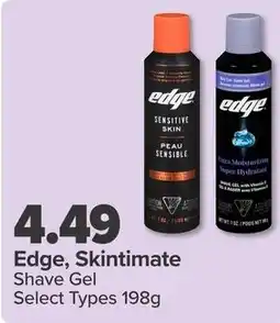 PharmaChoice Edge Skintimate Shave Gel offer