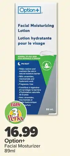 PharmaChoice Option+ Facial Moisturizer offer