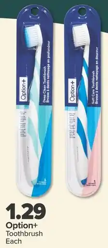 PharmaChoice Option+ Toothbrush offer