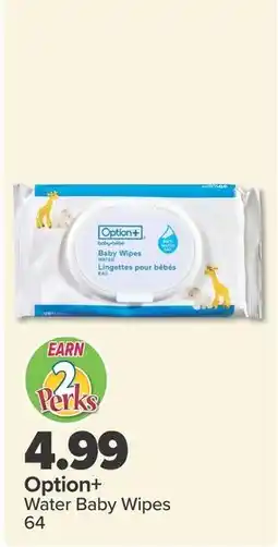 PharmaChoice Option+ Water Baby Wipes offer