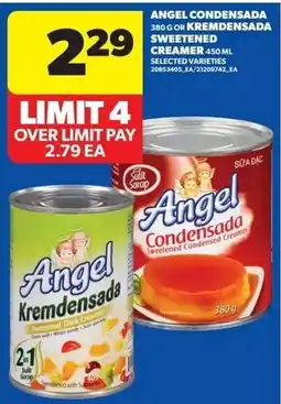 Real Canadian Superstore Angel condensada sweetened creamer offer