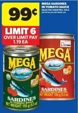 Real Canadian Superstore Mega sardines in tomato sauce offer