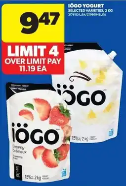 Real Canadian Superstore iogo yogurt offer
