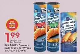 Sobeys Pillsbury crescent rolls or wiener wraps offer