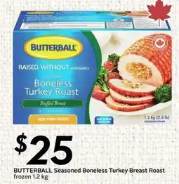 Sobeys Butterball seasoned boneless turkey breast roast offer
