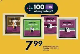 Sobeys Monsieur Gustav Cheddar offer