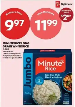 Real Canadian Superstore Minute Rice Long Grain White Rice offer