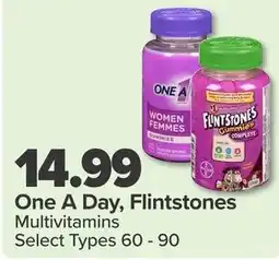 PharmaChoice One A Day, Flintstones Multivitamins offer