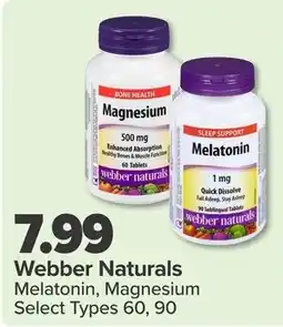 PharmaChoice Webber Naturals Melatonin, Magnesium offer
