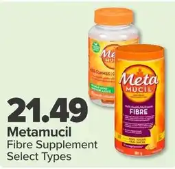 PharmaChoice Metamucil Fibre Supplement offer