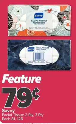 PharmaChoice Savvy Facial Tissue 2 Ply, 3 Ply offer