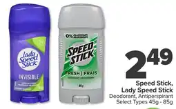 PharmaChoice Speed Stick, Lady Speed Stick Deodorant, Antiperspirant offer