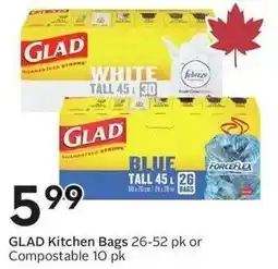 Sobeys Glad kitchen bags offer