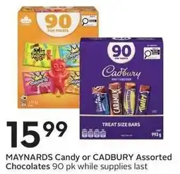 Sobeys Maynards Candy or Cadbury Assorted Chocolates offer