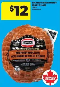 Real Canadian Superstore Brandt mini honey maple ham offer