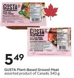 Sobeys Gusta plant-based ground meat assorted product offer