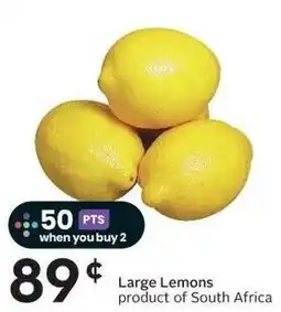 Sobeys Large Lemons offer