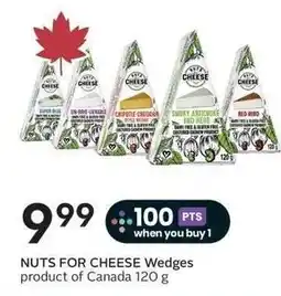 Sobeys Nuts for cheese wedges offer