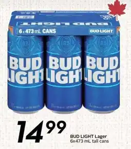 Sobeys Bud Light Lager offer