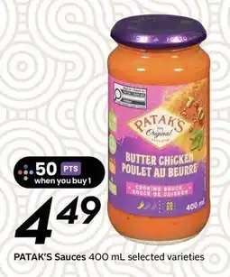 Sobeys Patak's Sauces offer