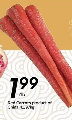 Sobeys Red Carrots offer