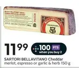 Sobeys Sartori bellavitano cheddar offer