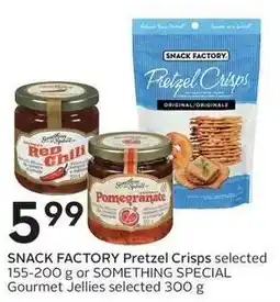 Sobeys Snack Factory pretzel crisps selected offer