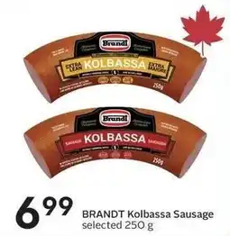 Sobeys Brandt kolbassa sausage offer