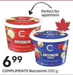 Sobeys Compliments Bocconcini offer