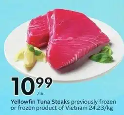 Sobeys Yellowfin Tuna Steaks offer